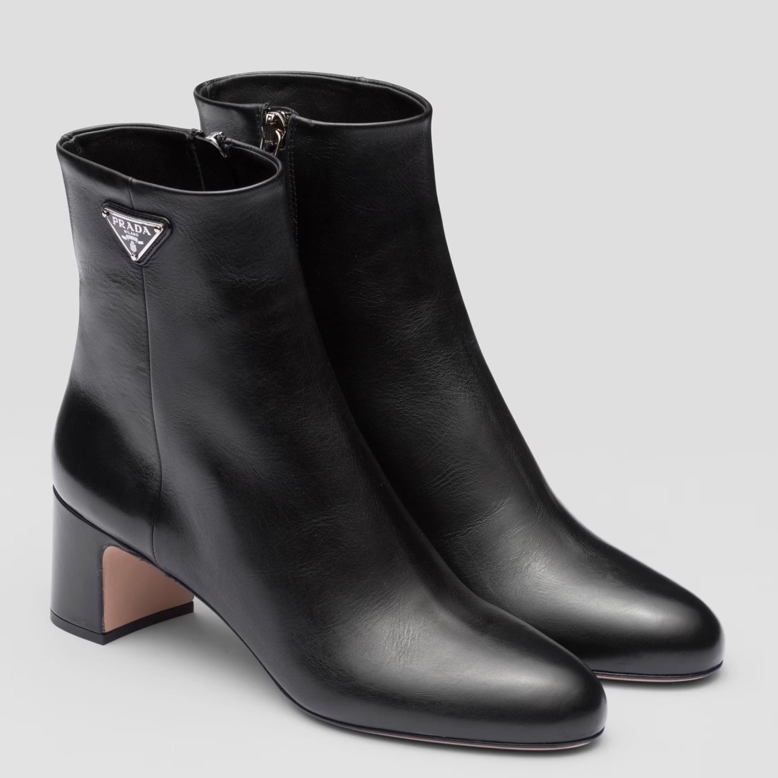 Pra*a ankle boots 55mm in black leather