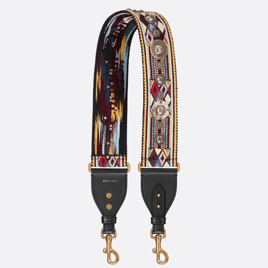 D*or embroidered canvas shoulder strap