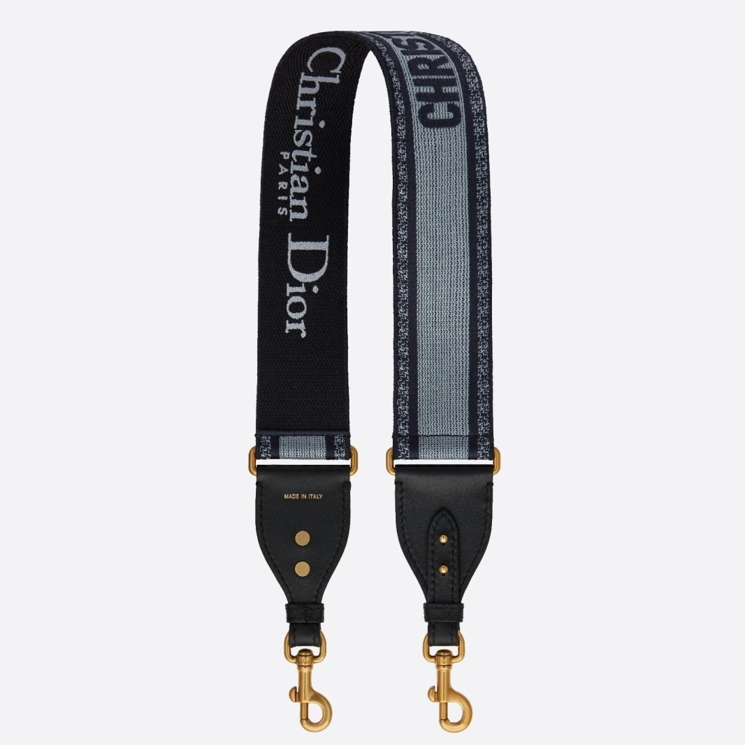 D*or blue denim ch**an D*or shoulder strap