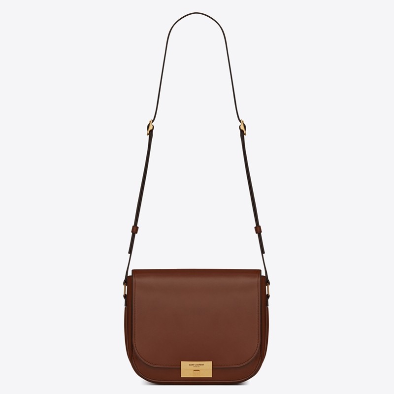 Sa**t Lau*nt betty satchel in camel smooth leather