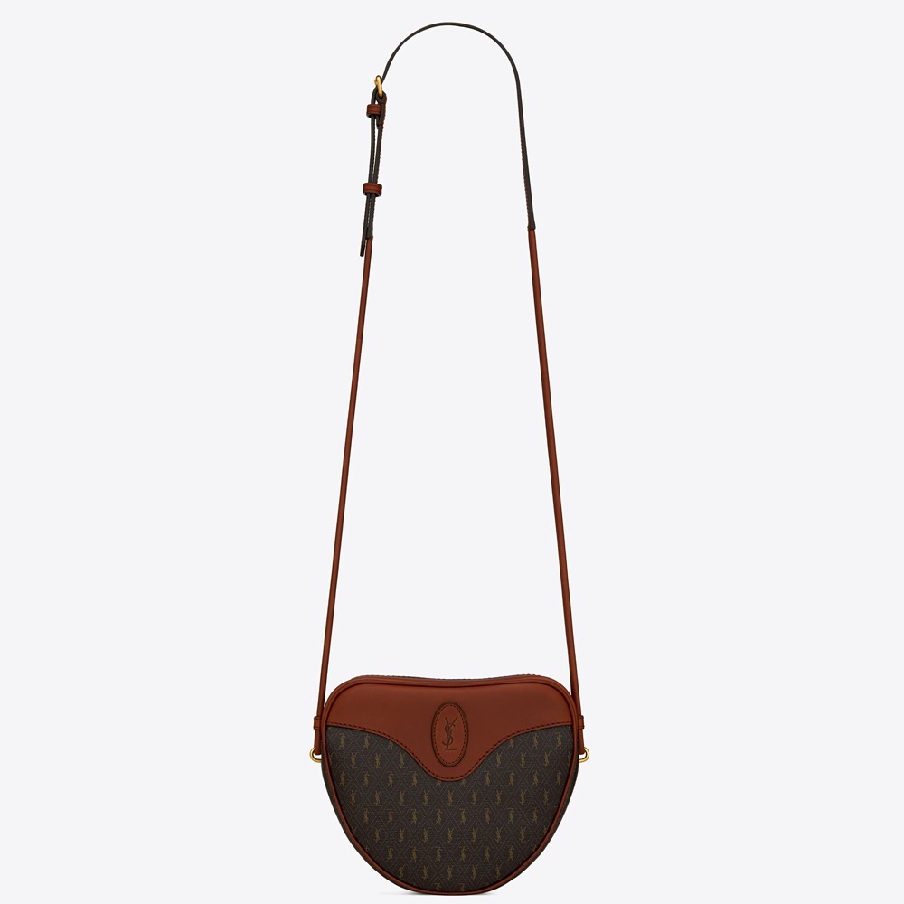 Sa**t Lau*nt le monogramme cœur bag in canvas