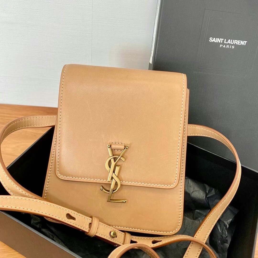 Sa**t Lau*nt kaia n0*h south bag in brown leather