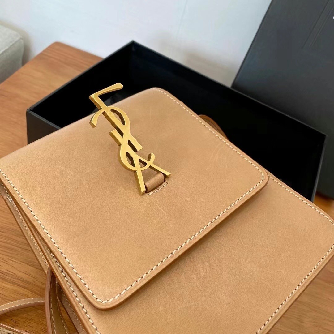 Sa**t Lau*nt kaia n0*h south bag in brown leather