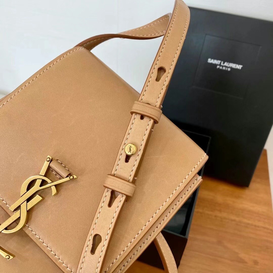 Sa**t Lau*nt kaia n0*h south bag in brown leather
