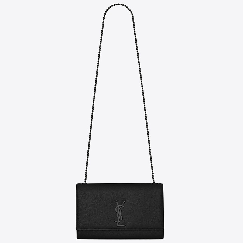Sa**t Lau*nt medium kate all black shoulder bag