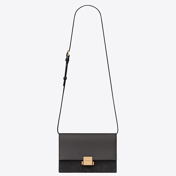 Sa**t Lau*nt medium bellechasse bag in black leather