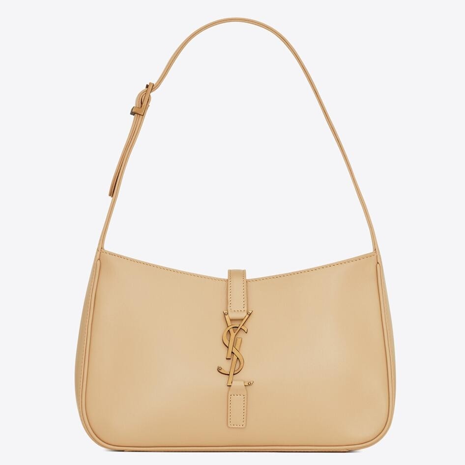 Sa**t Lau*nt le 5 À 7 hobo bag in naturel smooth leather