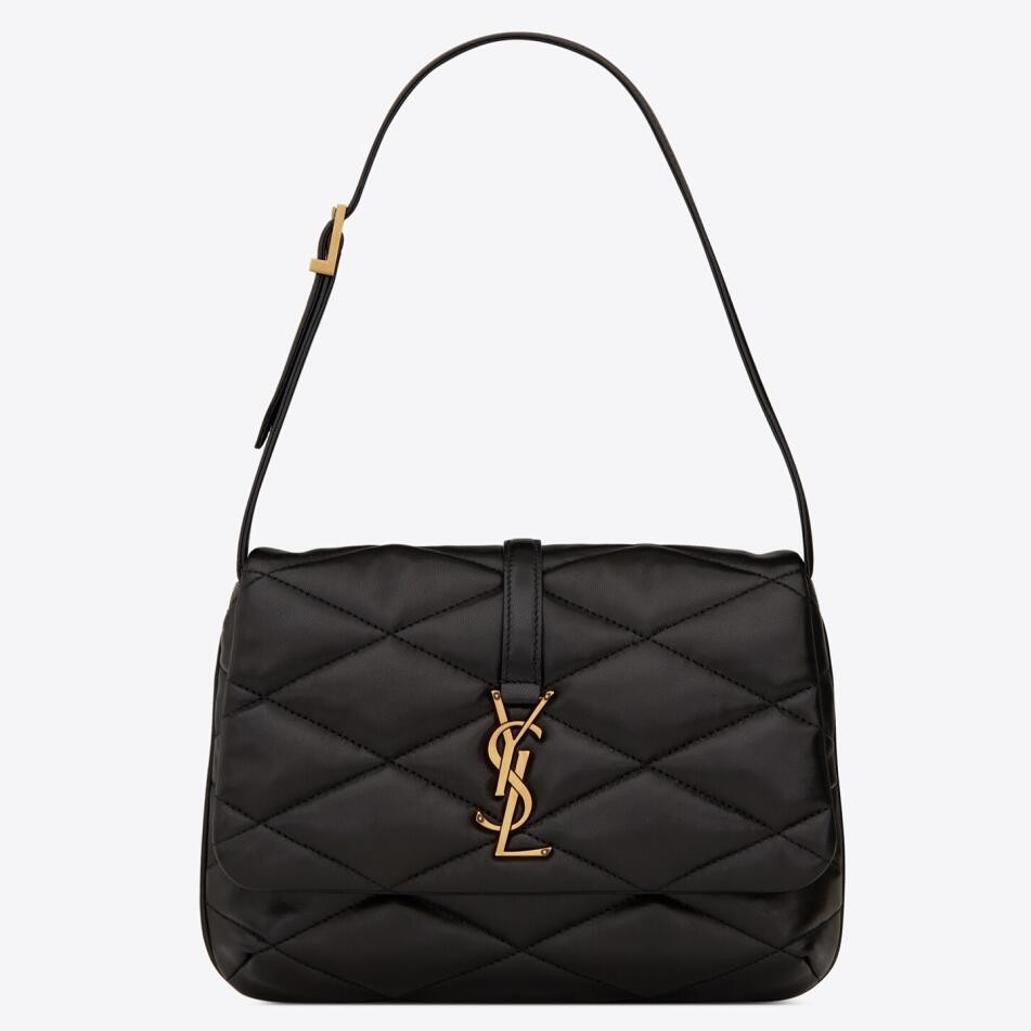 Sa**t Lau*nt le 57 hobo bag in black quilted lambskin