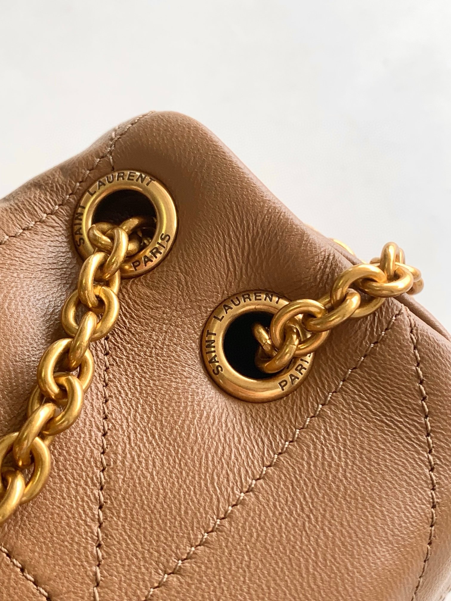 Sa**t Lau*nt jamie 4.3 small bag in brown lambskin