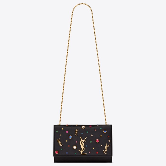 Sa**t Lau*nt medium kate multicolor charms bag