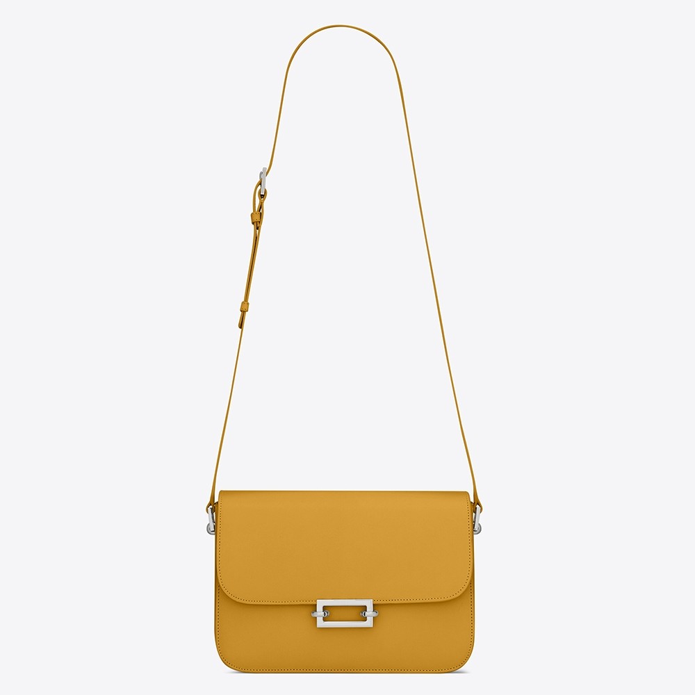 Sa**t Lau*nt le pave bag in saffron calfskin