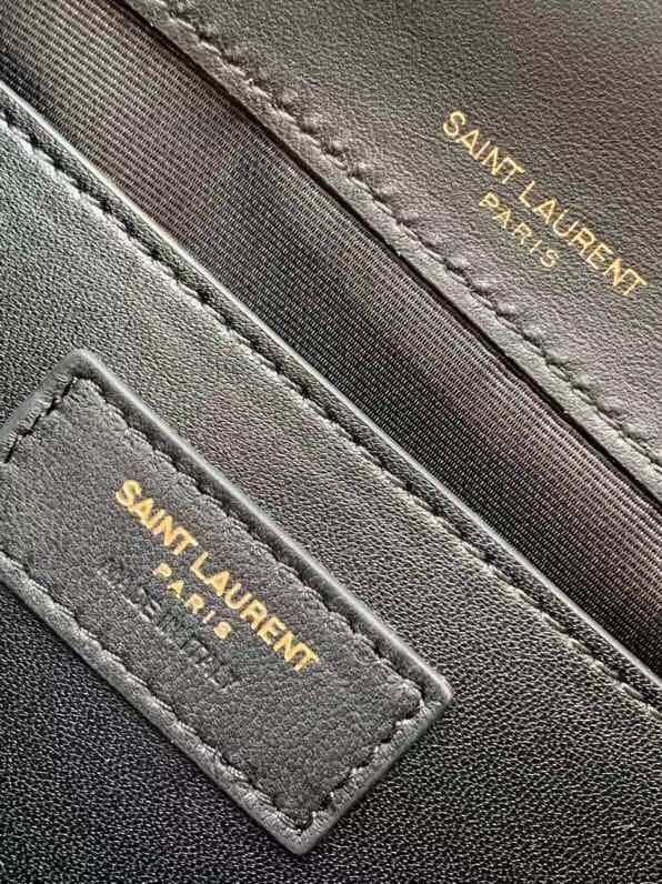 Sa**t Lau*nt niki baby bag in black lambskin
