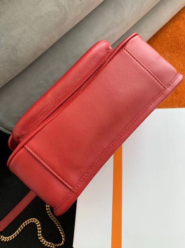 Sa**t Lau*nt niki baby bag in red lambskin