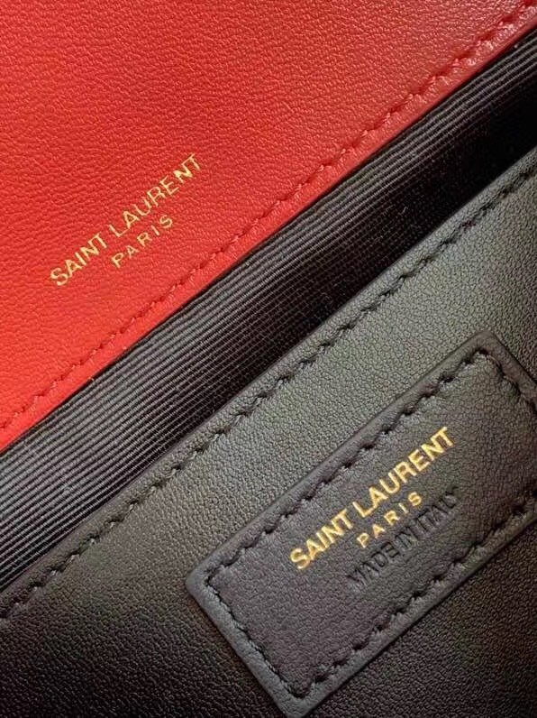 Sa**t Lau*nt niki baby bag in red lambskin