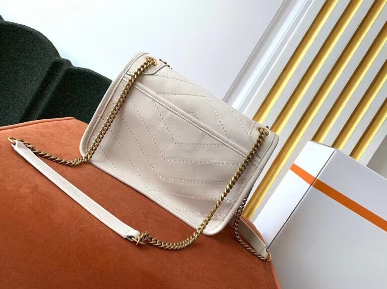 Sa**t Lau*nt niki baby bag in white lambskin