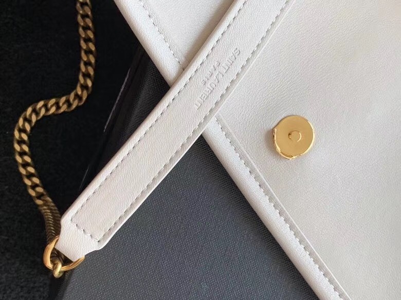 Sa**t Lau*nt niki baby bag in white lambskin